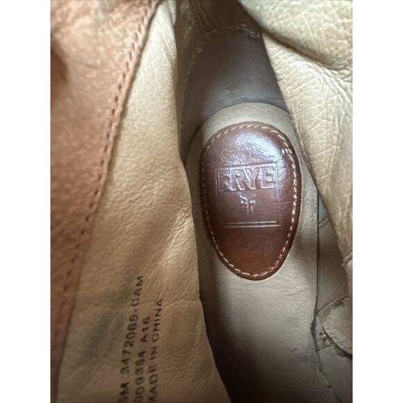 Frye Reina Western Desert Leather Bootie Size 8.5 - Picture 7 of 10